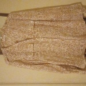 Calvin Klein leopard print top